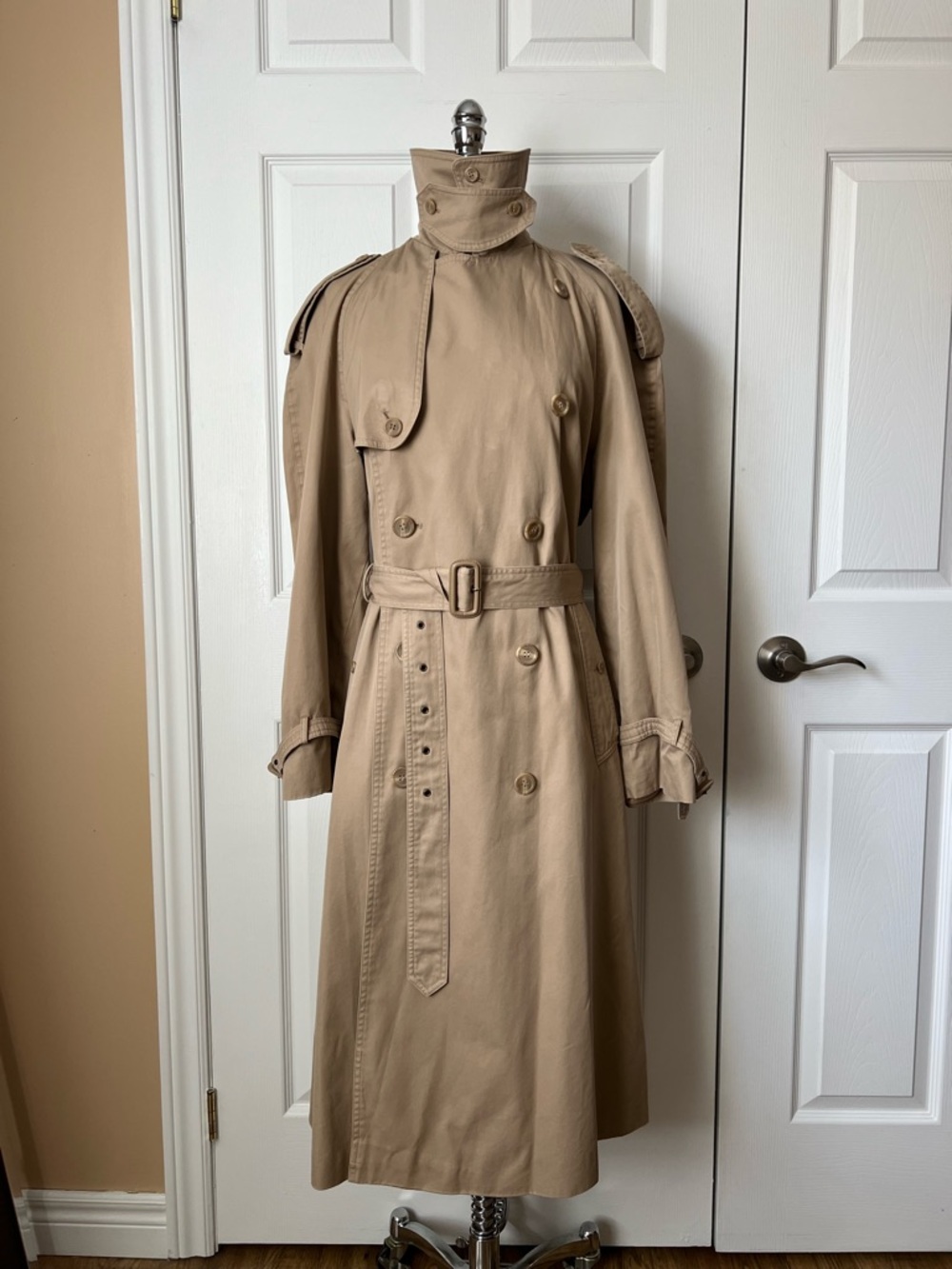 SOLD Classic Trench Coat with Belt